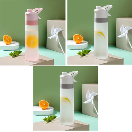 AquaMist™ Cooling Sports Bottle – Refreshing Spray & Drink Hydration Cup for Gym, Travel & Kids
