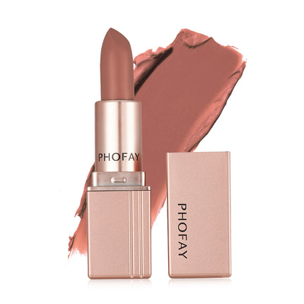 Phofay Velvet Matte Lipstick – High-Pigment & Long-Lasting Comfort