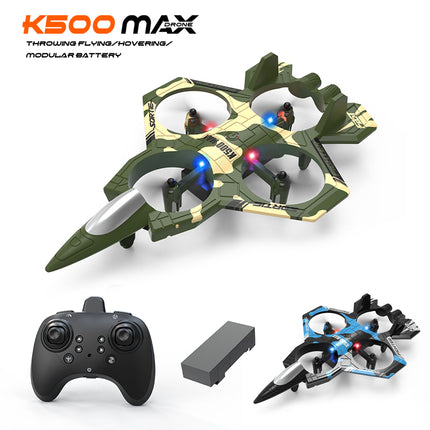 K500 Combat Drone – 4-Channel Remote Control Quadcopter with Altitude Hold, LED Lighting & 360° Flip Stunts – High-Speed Flying Toy for Kids & Beginners