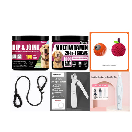 2-in-1 Pet Nail Clippers with LED Light – Quick-View Bloodline Sensor – Professional Dog & Cat Nail Trimmer with Built-in File