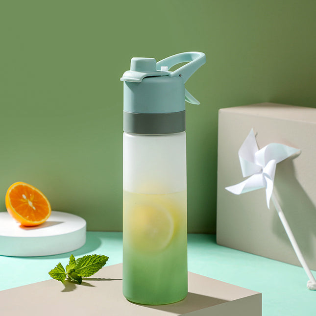 AquaMist™ Cooling Sports Bottle – Refreshing Spray & Drink Hydration Cup for Gym, Travel & Kids