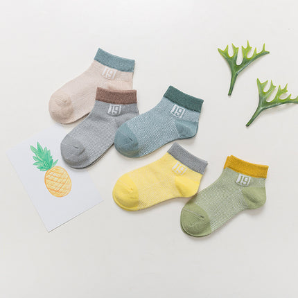 Ultra-Soft Breathable Baby Socks – Premium Cotton Rich Daily Socks – Non-Slip Comfort Fit for Infants & Toddlers