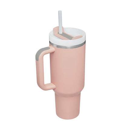 Oversized 40oz Travel Mug with Straw – Spill-Proof Insulated Water Bottle for Gym, Office & Road Trips