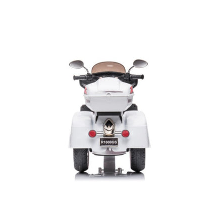 12V 2-Seater Kids Electric Motorcycle – Dual Motor Ride-On Motorbike with Key Start – 3-Wheel Stable Design, LED Headlights & Storage Box